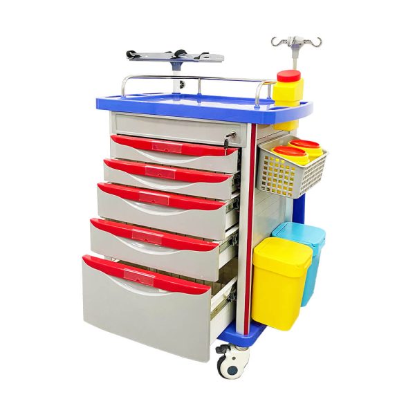 Emergency Crash Cart Trolley