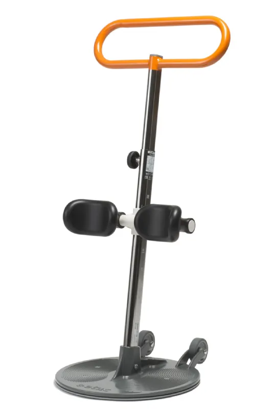 Etac Turner Pro Transfer Aid, Compact Design, 440 lb Weight Capacity, Angled Leg Support, Contrast Color Handle for High Visibility