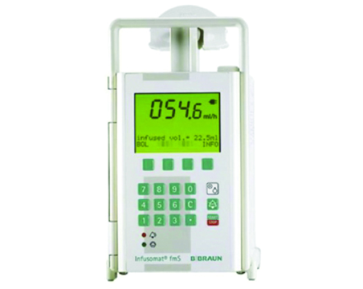 Infusomat® fmS Volumetric infusion pump for use with Intrafix Primeline IV administration sets