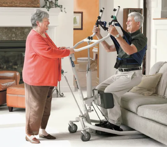 Invacare Get U Up Lift, Sit to Stand, 350 lb Weight Capacity, 4.5 in Base Clearance, Adjustable Leg Support