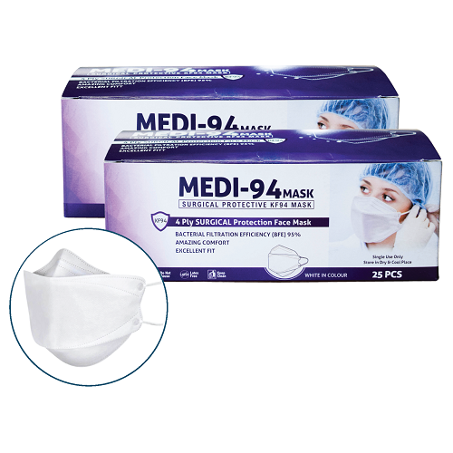 Medi-94 Mask : Disposable Surgical KF94 Face Mask