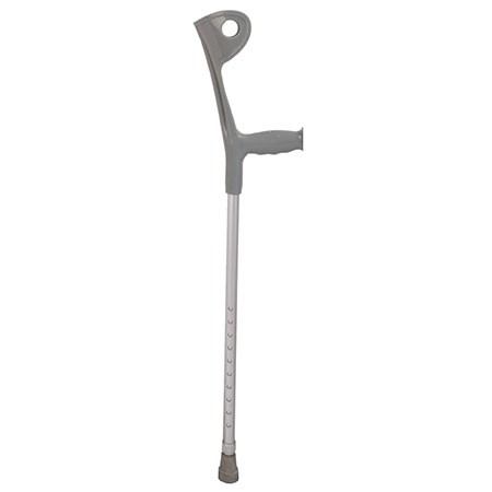 Open arm elbow crutches