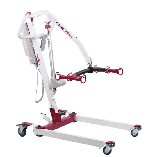 Patient Transfer Lift - BestLift PL400EF by Bestcare, 400 lb Capacity, 6 Point Spreader Bar, Foldable