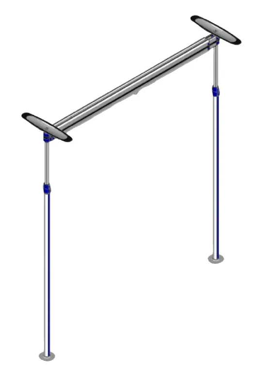 Portable Ceiling Lift Track System, EasyTrack Free Standing Gantry by Arjo | Portable, Tool-Free Assembly/Disassembly, 440 lb Capacity